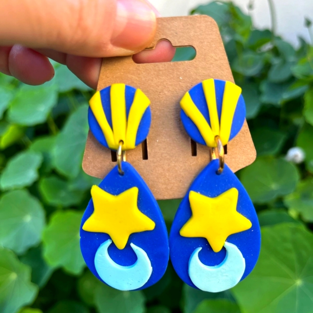 Shooting Star Handmade Earrings